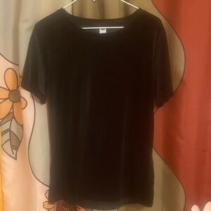 Old Navy faux Velvet Top